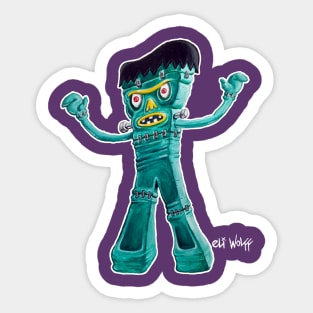 Franken Gumby Sticker